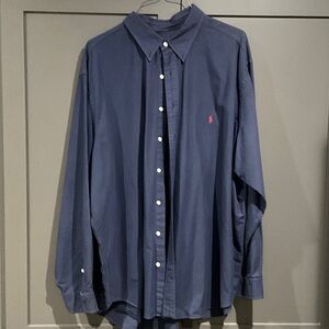Ralph Lauren Dark Blue Men's Button Down Shirt